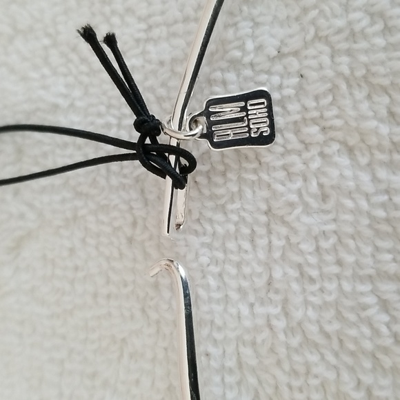 New Robert Lee Morris Soho Stone Wire Wrapped Necklace - Picture 7 of 11